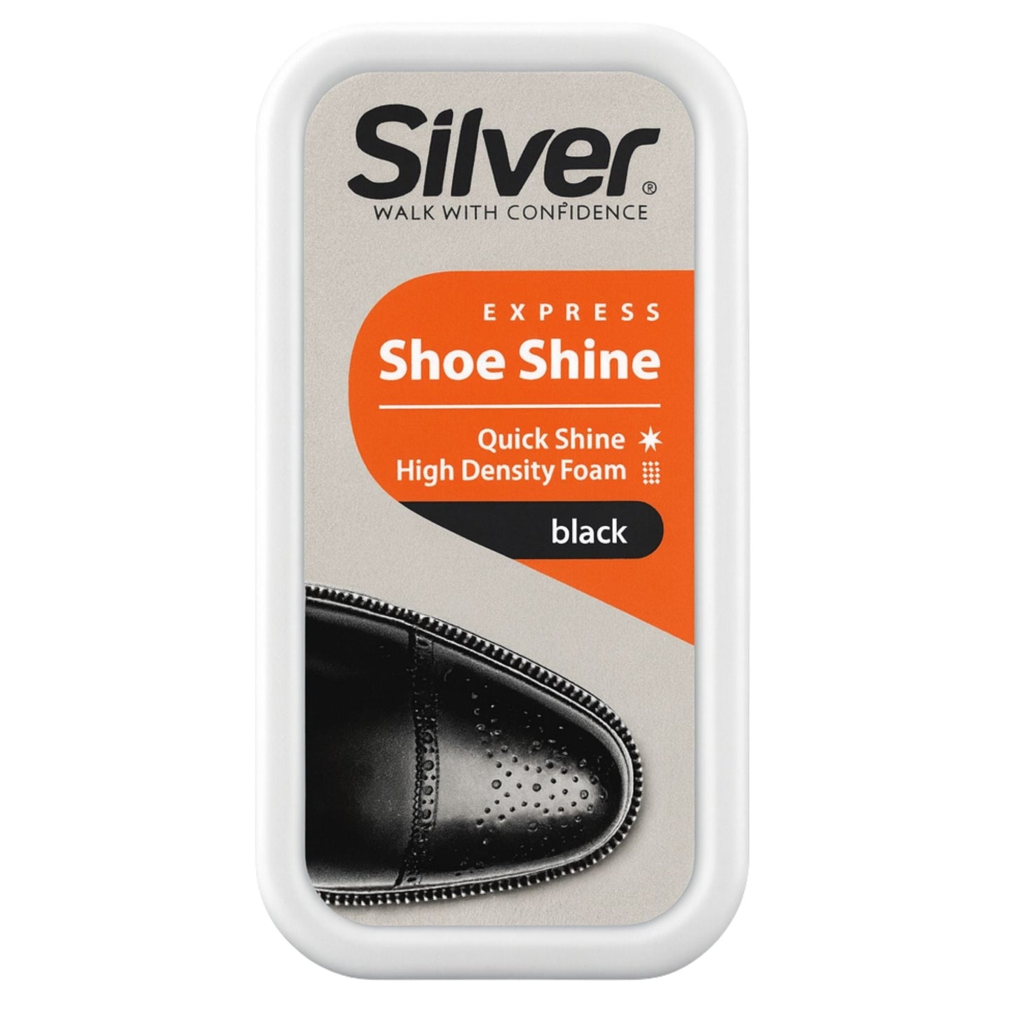 Silver, Mega Shine Sponge, Black