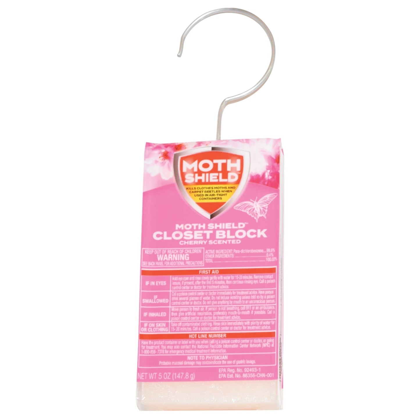 Moth Shield Closet Deodorizer 5 oz., Cherry
