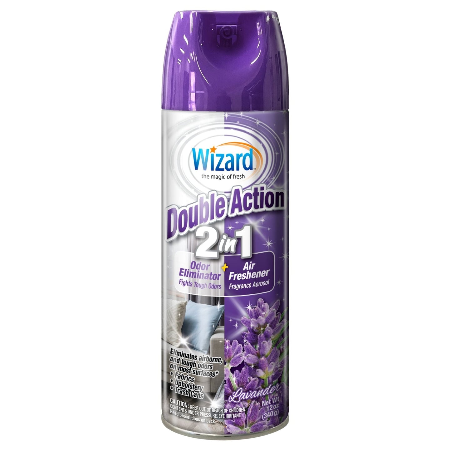 Wizard 12 oz. Aerosol Spray, 2-in-1, Fresh Lavender