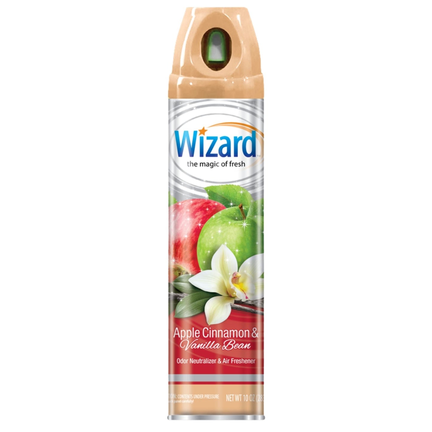 Wizard 10 oz. Aerosol Spray, Apple Cinnamon/Vanilla Bean