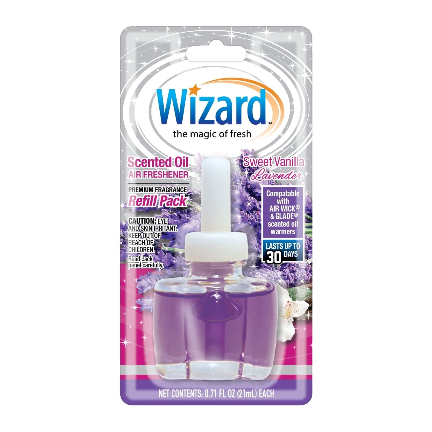 Wizard 1 ct. Scented Oil Refill, Sweet Vanilla Lavender