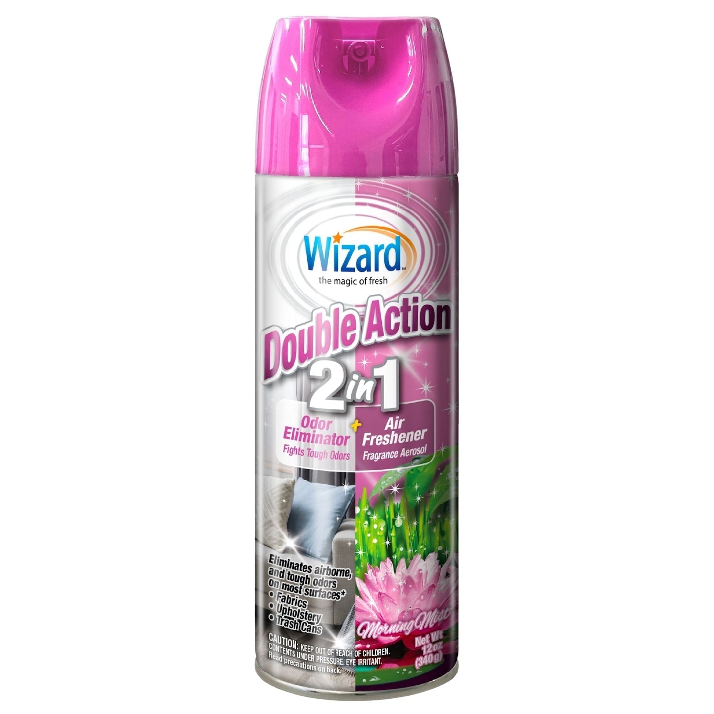 Wizard 12 oz. Aerosol Spray, 2-in-1, Morning Mist