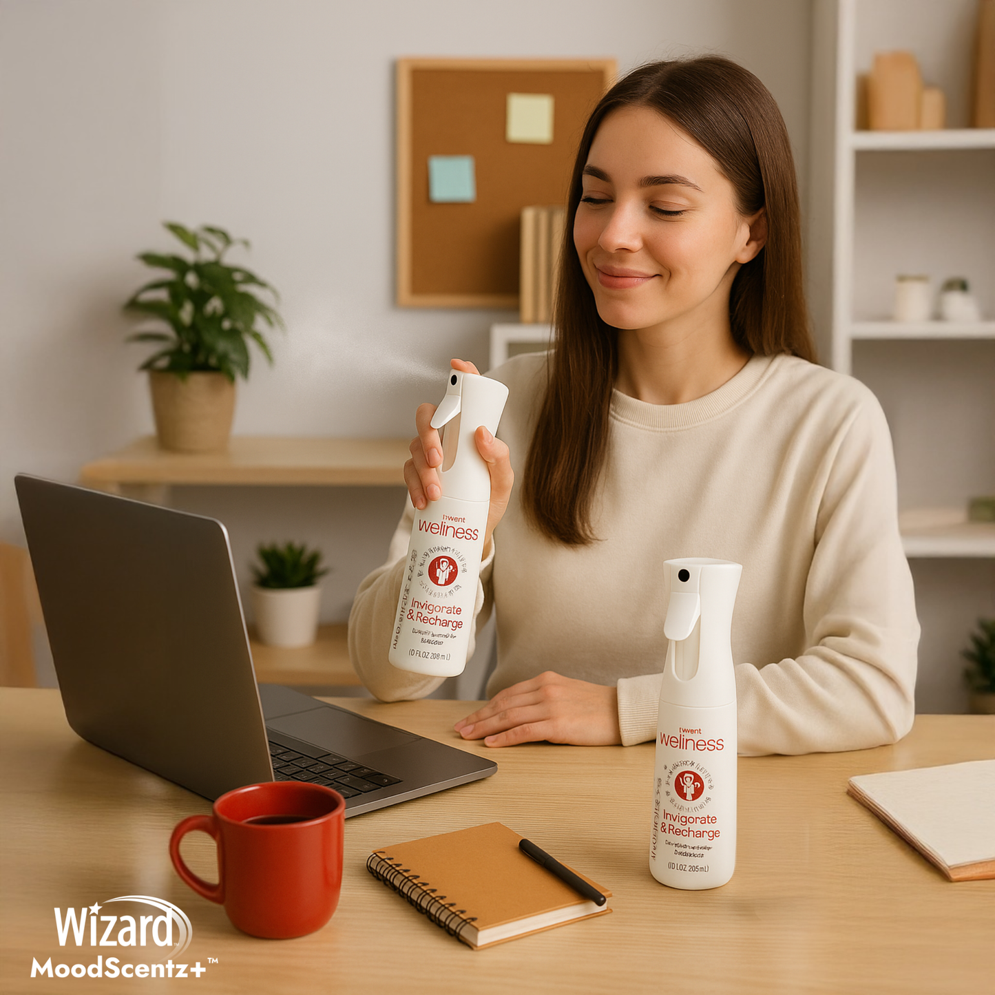 Wizard MoodScentz+™ Mood Enhancing Air Mist (Invigorate & Recharge)