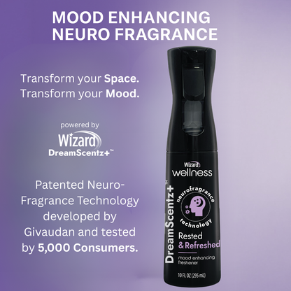Wizard DreamScentz+™ Mood Enhancing Air Mist (Rested & Refreshed)