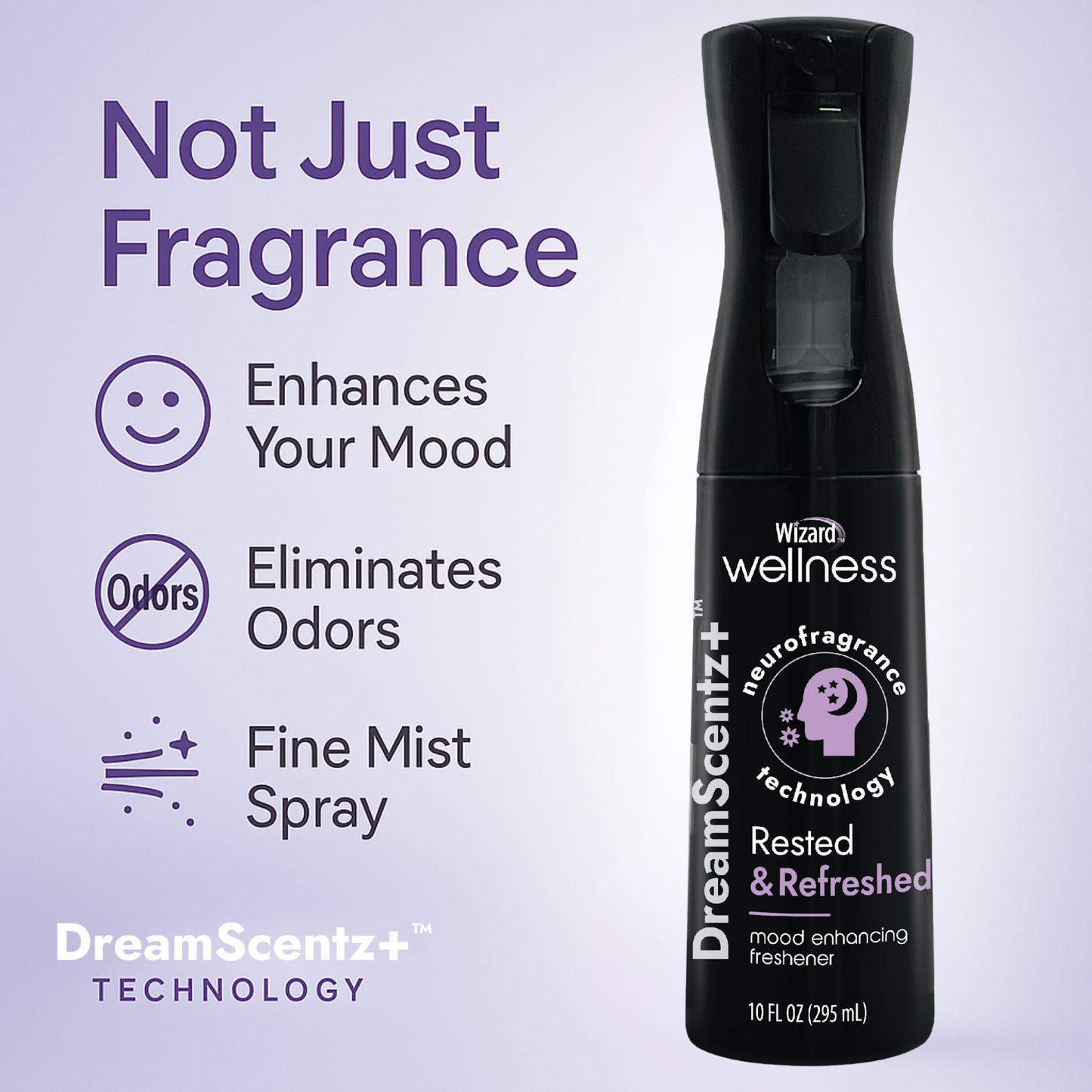Wizard DreamScentz+™ Mood Enhancing Air Mist (Rested & Refreshed)