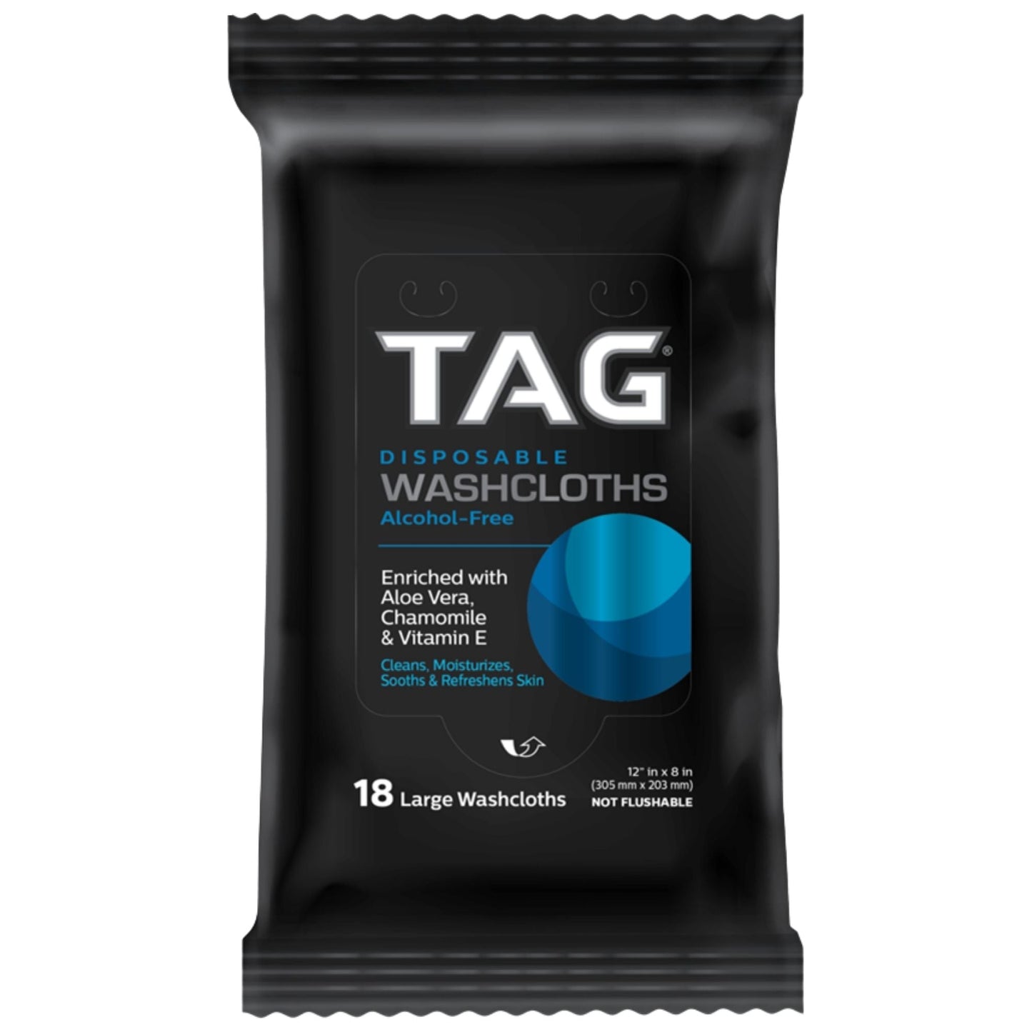 TAG Disposable Wipes, 12-Pack of 18 Wipes (PDQ)