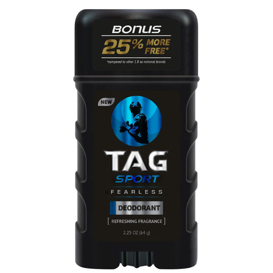 TAG Deodorant Stick, Fearless Scent, 2.25 oz