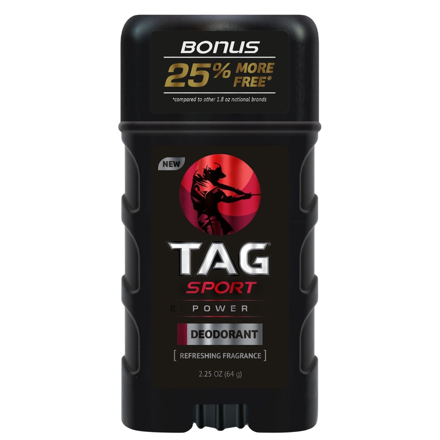 TAG Deodorant Stick, Power Scent, 2.25 oz