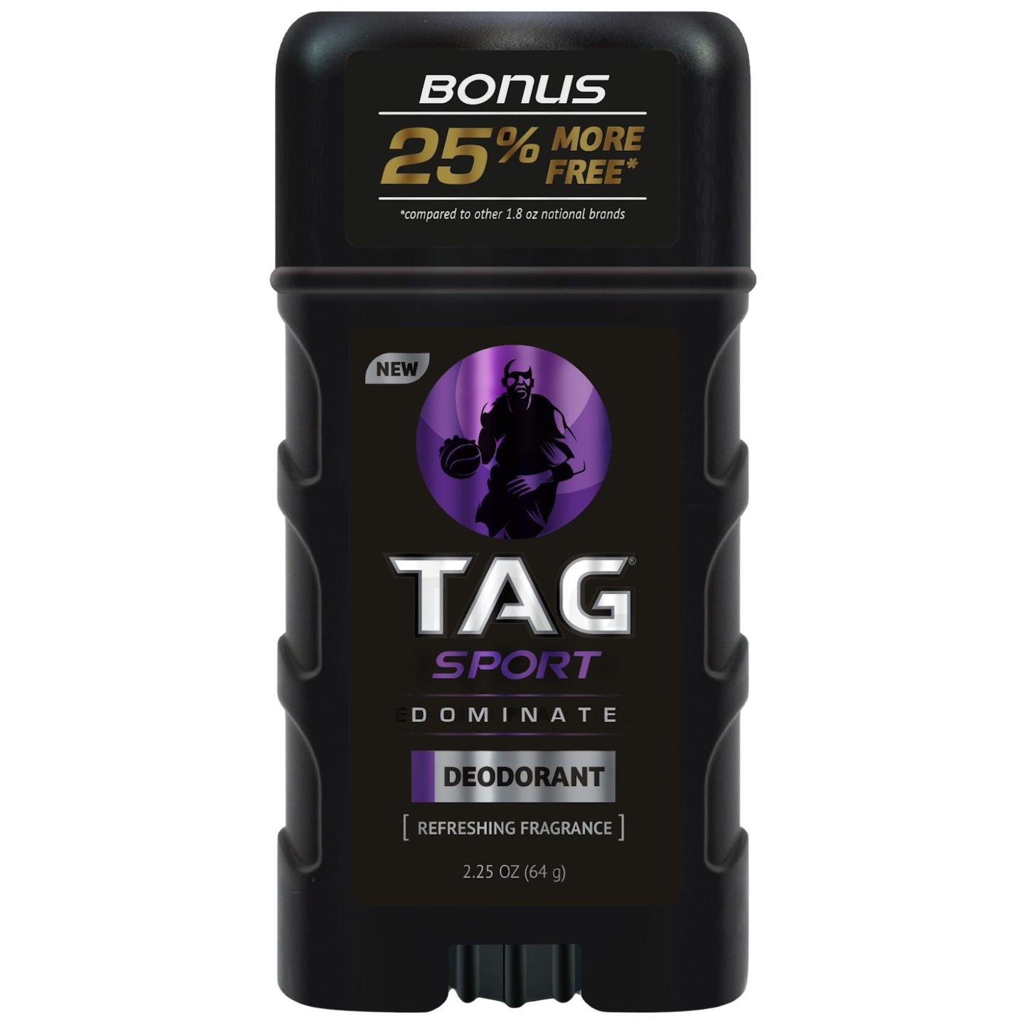 TAG Deodorant Stick, Dominate Scent, 2.25 oz