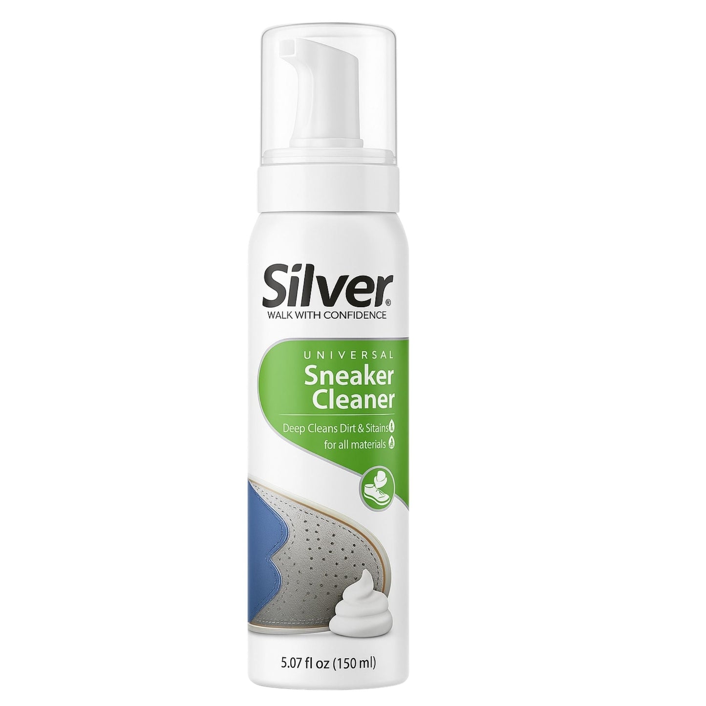 Silver, 5.07 oz., Multi-Cleaning Foam