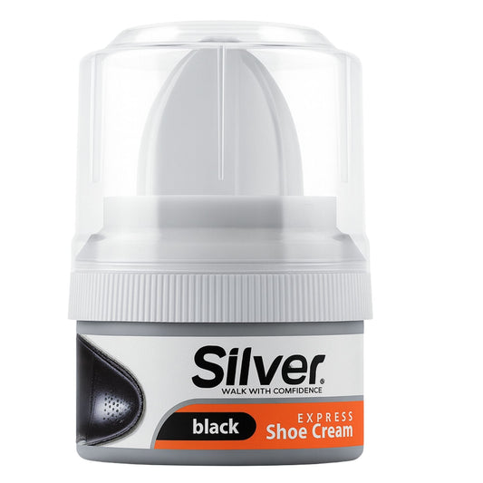 Silver, 1.69 oz., Standard Cream Polish, Black