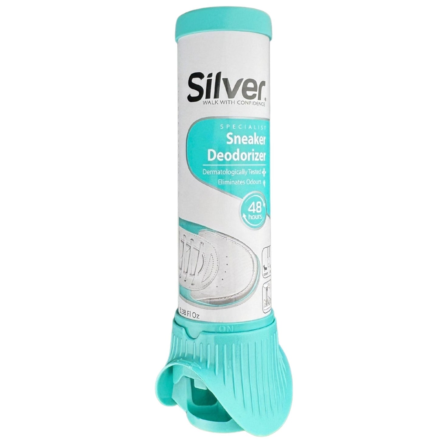 Silver, 3.38 oz., Sneaker Deodorizer