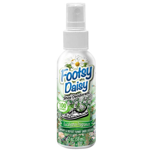 Footsy Daisy Shoe Deodorant Spray, Eucalyptus, 2 oz