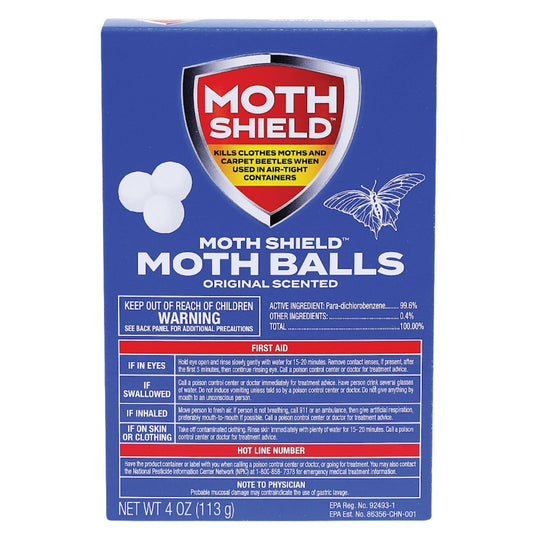 Moth Shield Moth Balls, Original, 4 oz