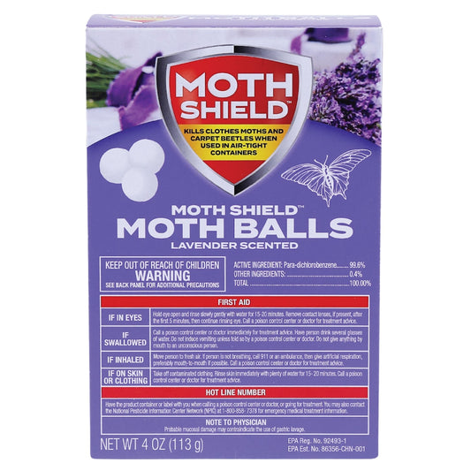 Moth Shield Moth Balls, Lavender, 4 oz