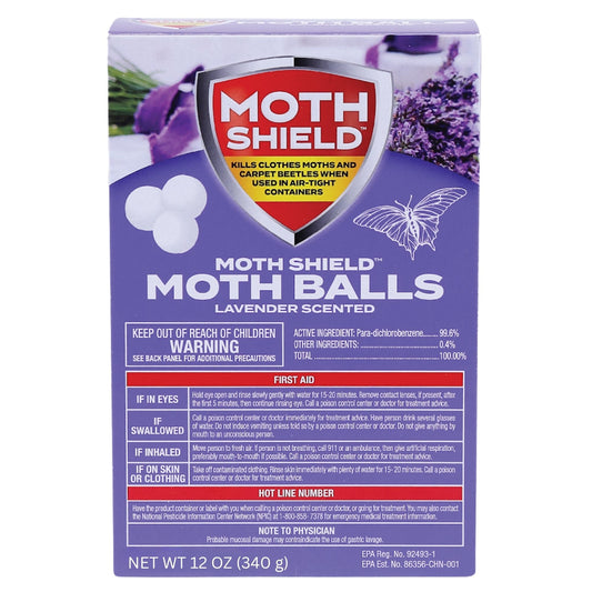 Moth Shield Moth Balls, Lavender Scent, 12oz