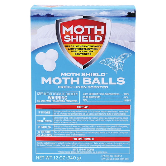 Moth Shield Moth Balls, Fresh Linen, 12 oz