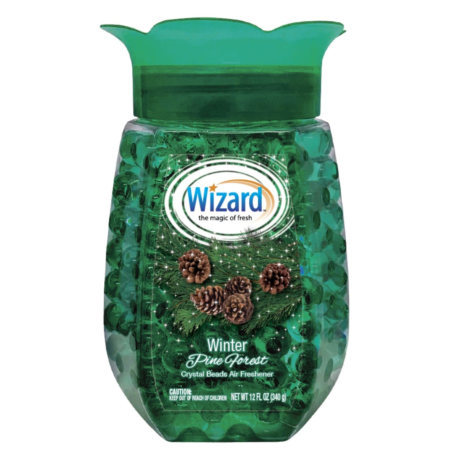Wizard 12 oz. Crystal Beads, Winter Pine Forest