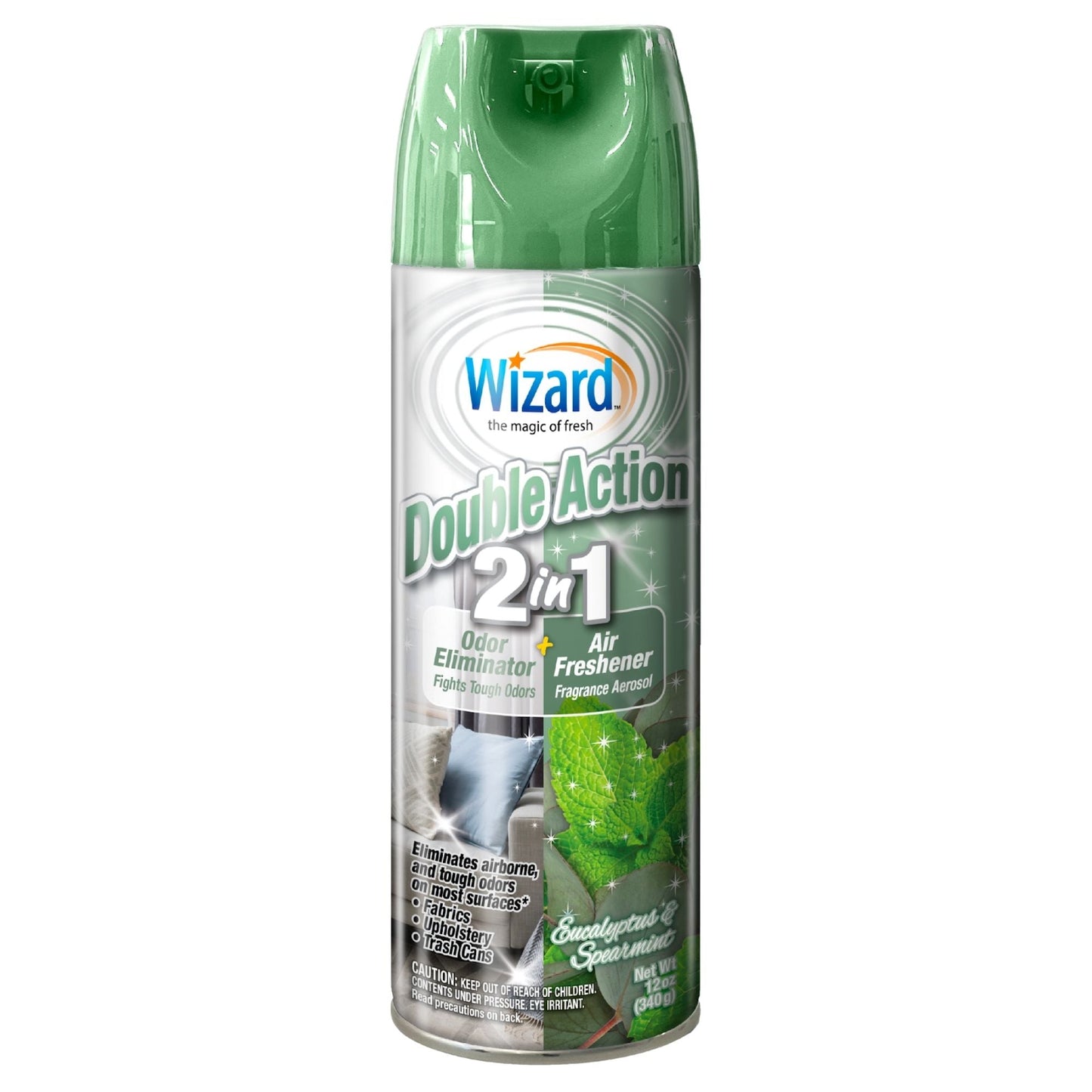 Wizard 12 oz. Aerosol Spray, 2-in-1, Euculyptus and Spearmint