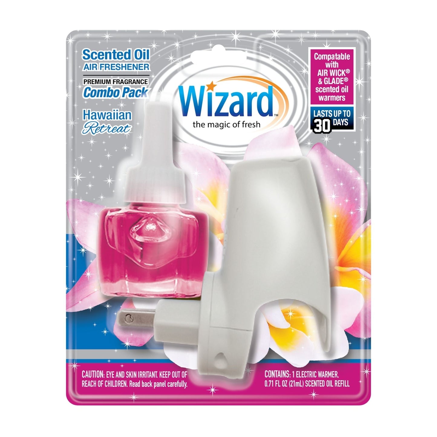 Wizard Scented Oil Warmer & 1 ct. Refill, Hawaiian Retreat
