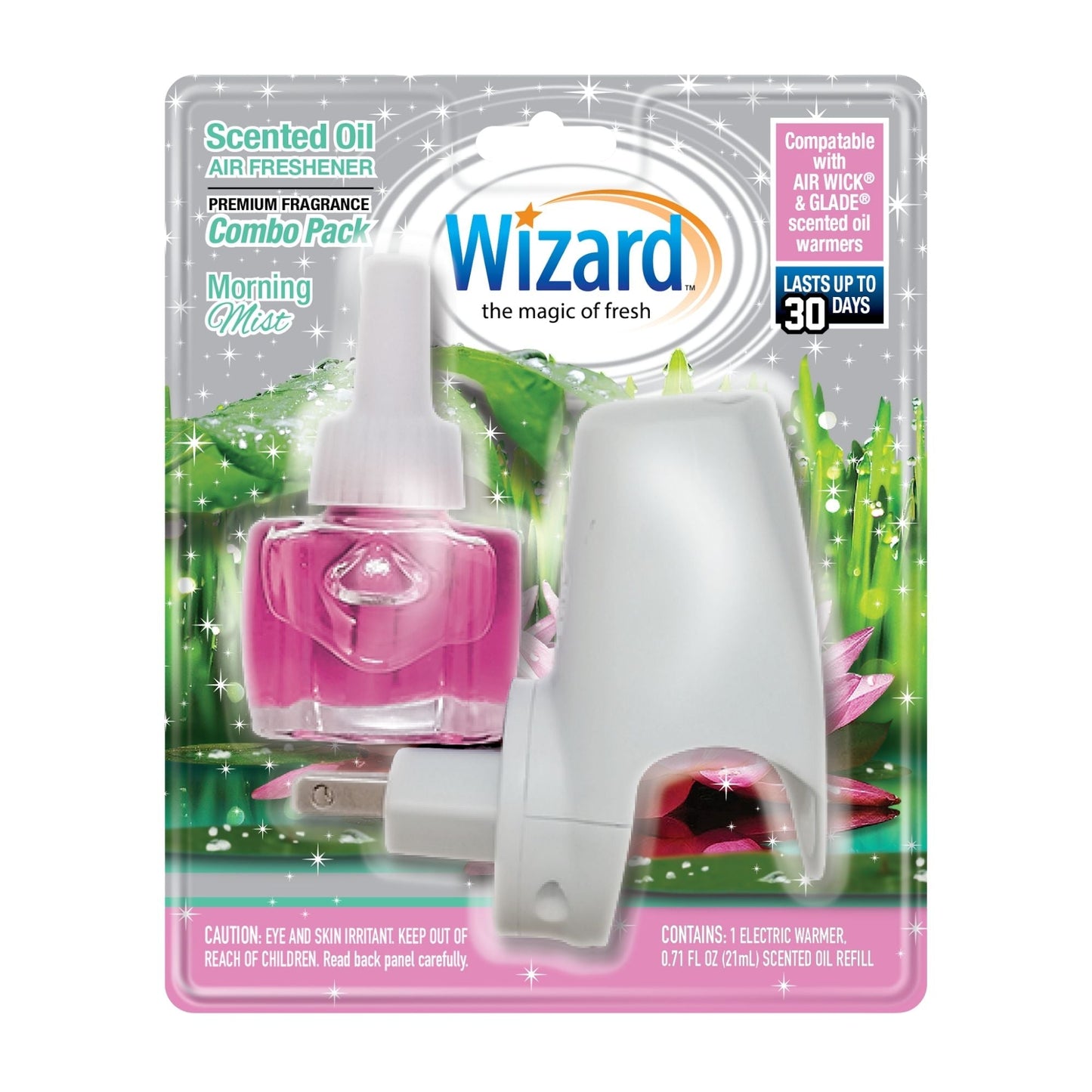 Wizard Scented Oil Warmer & 1 ct. Refill, Morning Mist