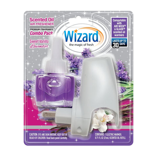 Wizard Scented Oil Warmer & 1 ct. Refill, Sweet Vanilla Lavender