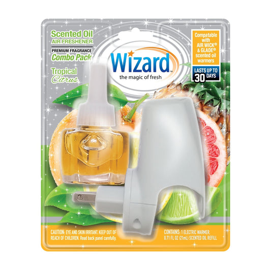 Wizard Scented Oil Warmer & 1 ct. Refill, Tropical Citrus