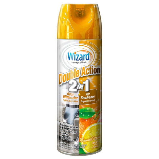 Wizard 12 oz. Aerosol Spray, 2-in-1, Tropical Citrus