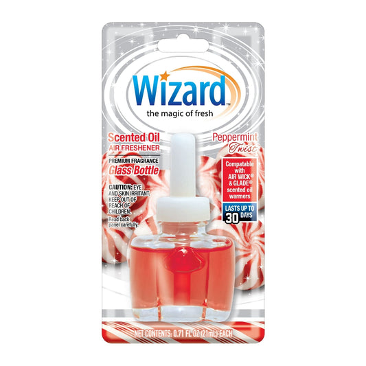 Wizard 1 ct. Scented Oil Refill, Peppermint Twist