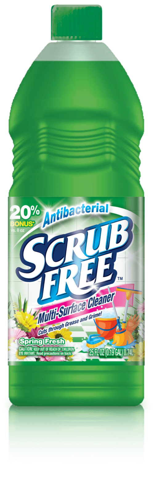 Scrub Free 25 oz., Multi-Surface Cleaner Liquid, Spring Fresh