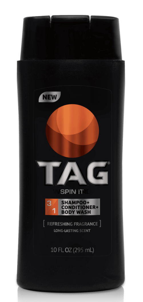 TAG – 10oz. 3-in-1 Shampoo, Conditioner & Body Wash Spin It