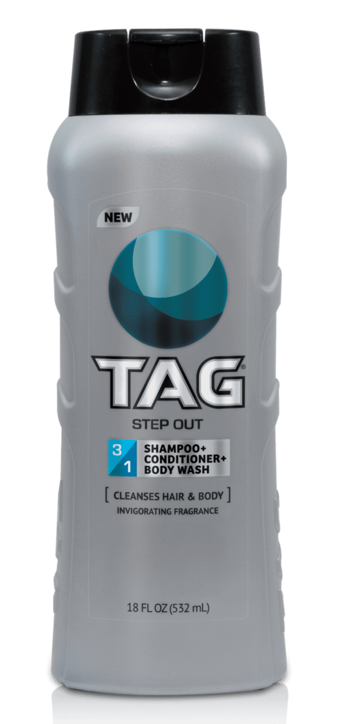 TAG – 18oz. 3-in-1 Shampoo, Conditioner & Body Wash Step Out