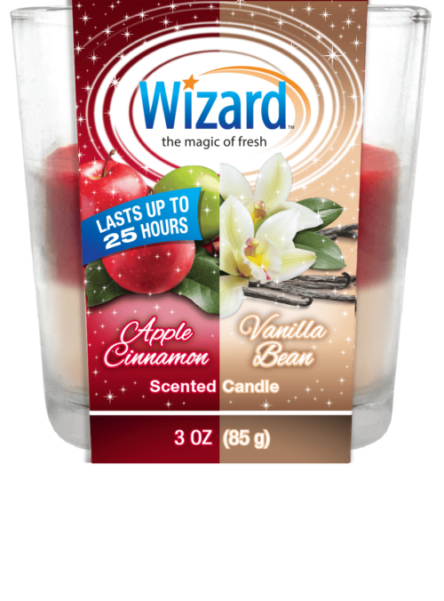 Wizard 3oz. Candle Apple Cinnamon/Vanilla Bean