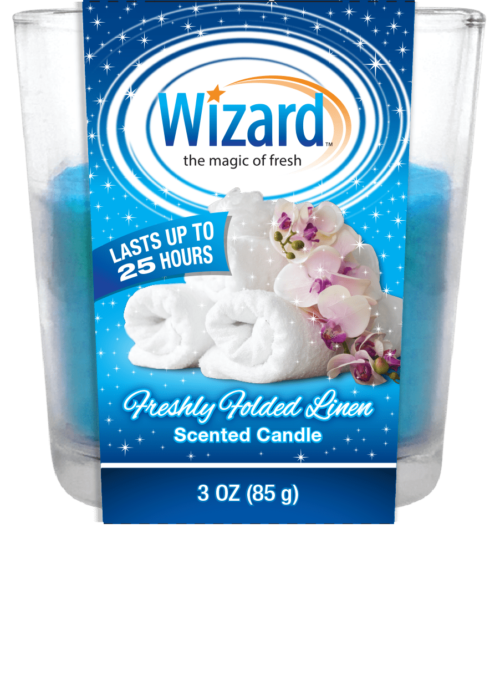 Wizard 3oz. Candle Freshly Folded Linen