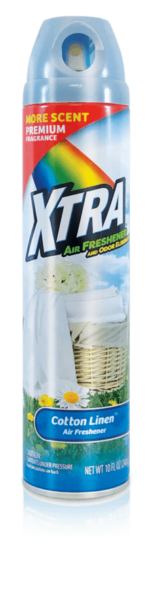 XTRA 10 oz. Air Freshener and Odor Eliminator Cotton Linen