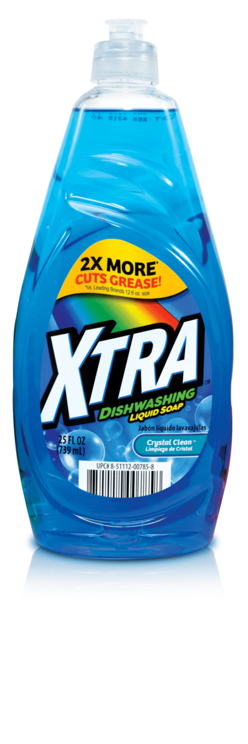 XTRA 25 oz. Dishwashing LIQUID SOAP Crystal Clean