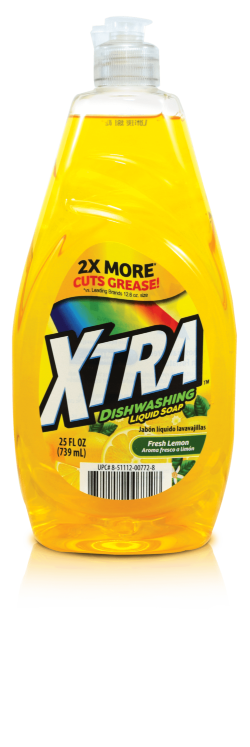 XTRA 25 oz. Dishwashing LIQUID SOAP Fresh Lemon