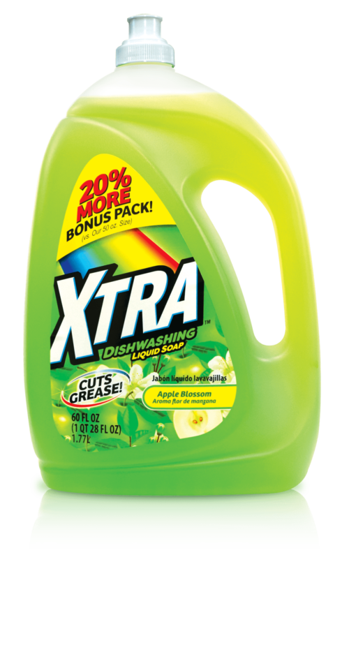 XTRA 60 oz. Dishwashing LIQUID SOAP Apple Blossom