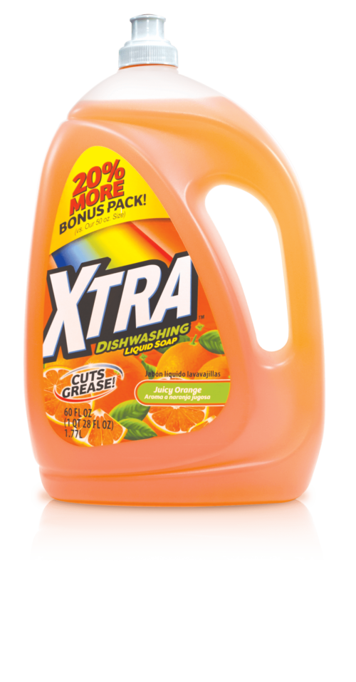 XTRA 60 oz. Dishwashing LIQUID SOAP Juicy Orange