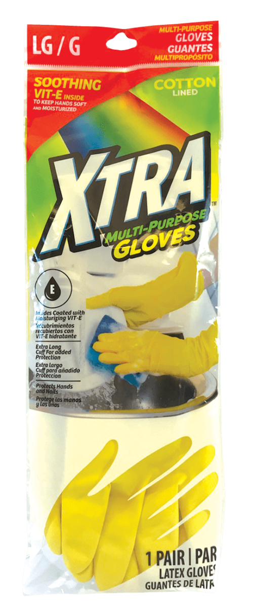 XTRA 1 count Multi-Purpose Latex Gloves Large
