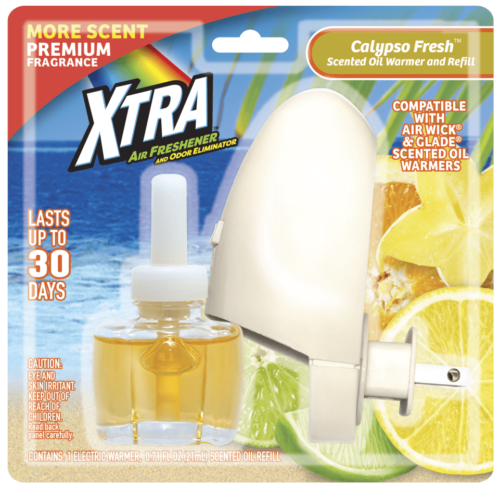 XTRA Scented Oil Warmer and Refill Calypso Fresh