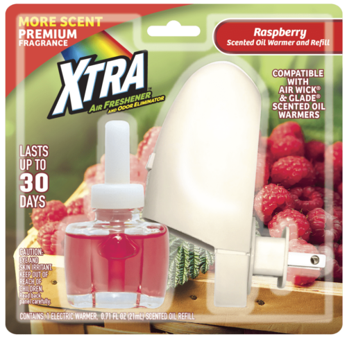 XTRA Scented Oil Warmer and Refill Raspberry