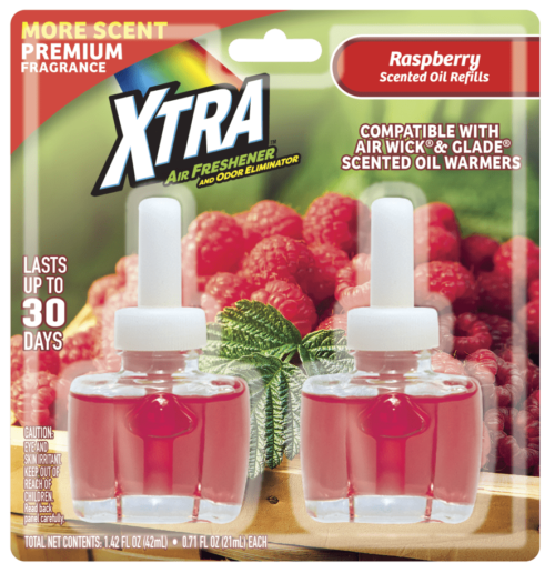 XTRA 2 count Scented Oil Refill Raspberry