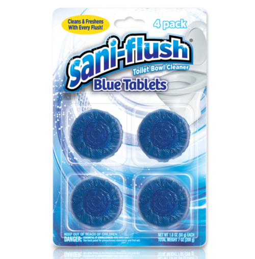 SANI-FLUSH Toilet Bowl Cleaner Blue Tablets