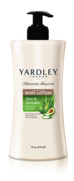 Yardley 16 oz., Body Lotion, Aloe & Avocado pump